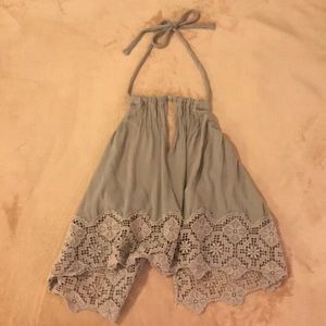 Free People Purple Halter Top